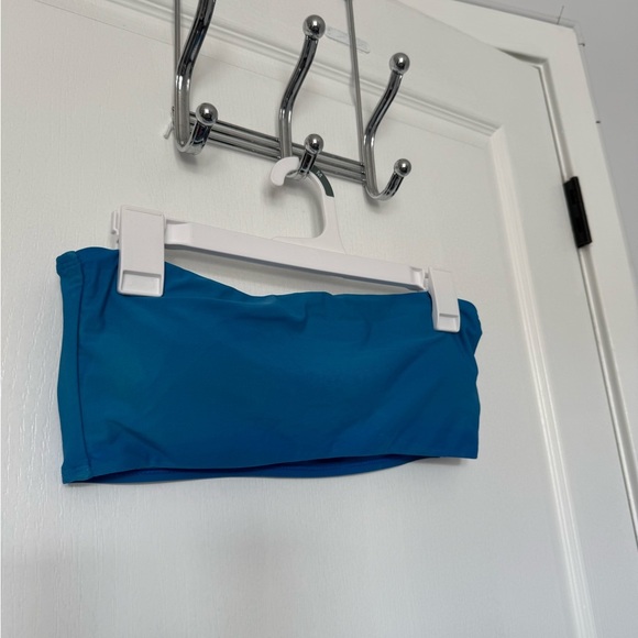 Blue Bandeau Bikini Top - Picture 3 of 6